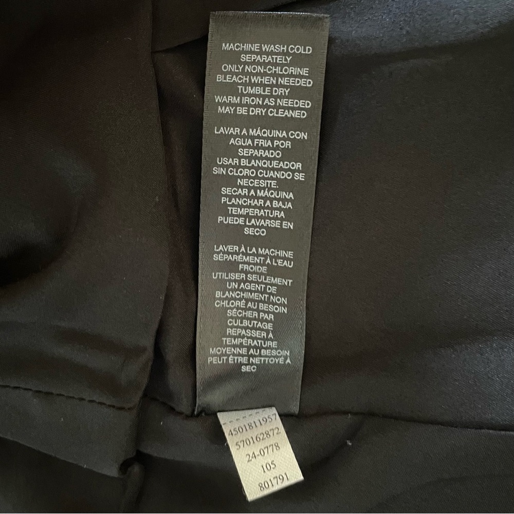 WHBM Blazer Women’s XS Black Long Sleeve One Button Career Gorpcore Office Chic - Picture 16 of 16